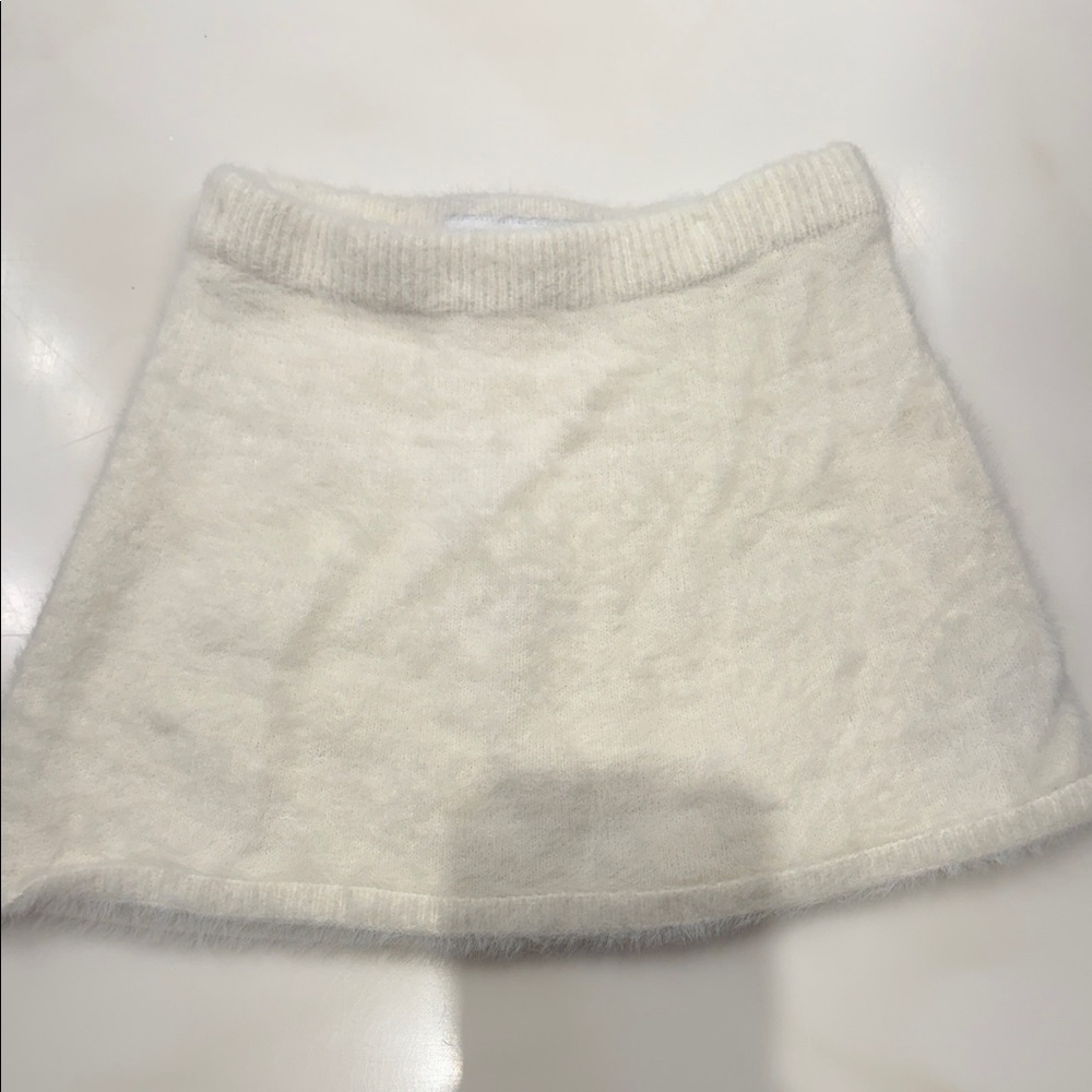 Zara Cream Skater Skirt